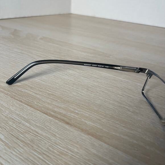 Ray-Ban RB6067 2502 Eyeglasses Black Crystal Silver Frames Only 52-16-140 - Picture 4 of 8